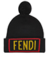 Fendi 'Yes' Bobble Hat, front view